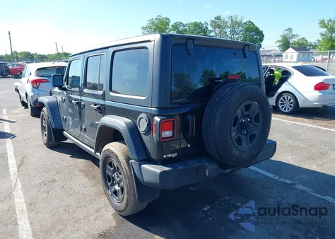 2022 Jeep Wrangler Unlimited Sport 4X4 z USA, uszkodzony, nr VIN 1C4HJXDN4NW255589